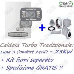 Vendita caldaia Turbo Baxi Luna3 Comfort 240FI il miglior prezzo sulla rete a €1100